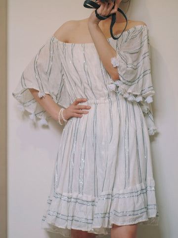 Sundress sales white summer holiday dress | on slowness 