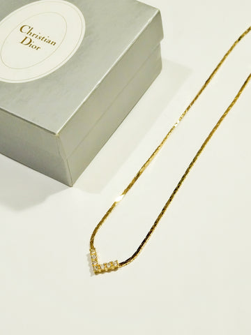 Christian Dior rhinestones necklace (Vintage)