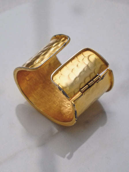 Yves Saint Laurent YSL Couture Serpents Cuff Bangle (vintage)