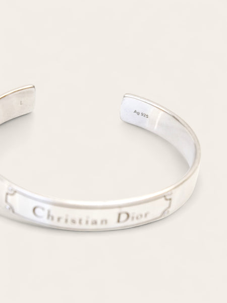 Dior 925 Silver Open Bangle