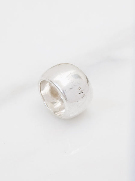 CHANEL 925 silver round ring (vintage)