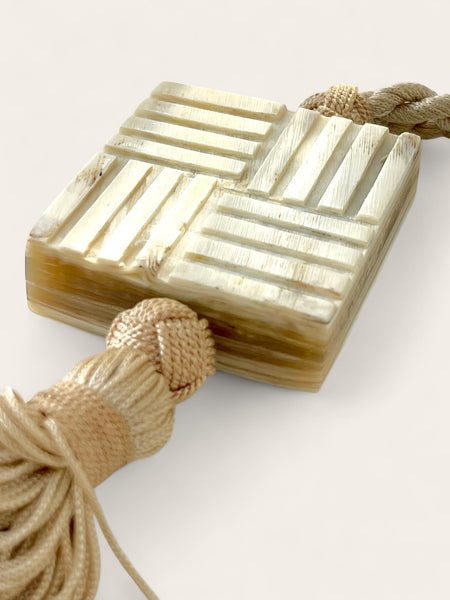 YSL Rive Gauche Chinoise-Style pendant cord Necklace (vintage)