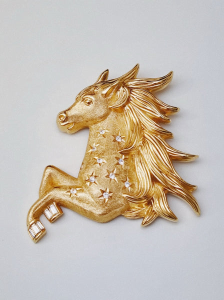 Chr Dior pegasus brooch (vintage)