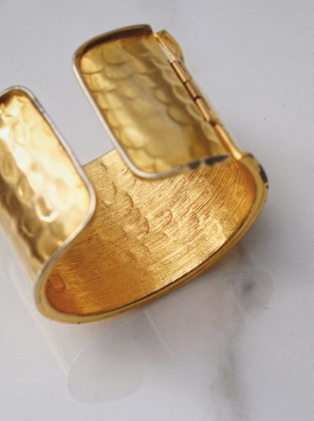 Yves Saint Laurent YSL Couture Serpents Cuff Bangle (vintage)