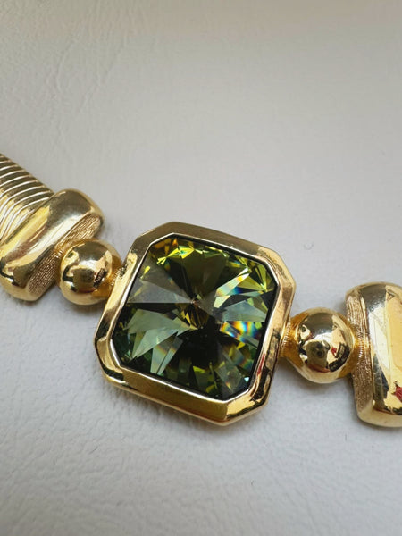 Christian Dior Rhinestone Choker Necklace (Vintage)