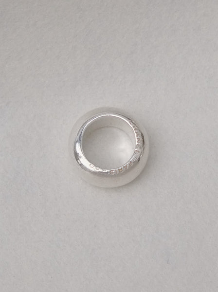 CHANEL 925 silver round ring (vintage)