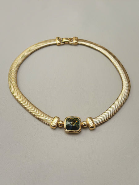 Christian Dior Rhinestone Choker Necklace (Vintage)