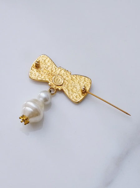 Celine 1989 bow brooch (vintage)