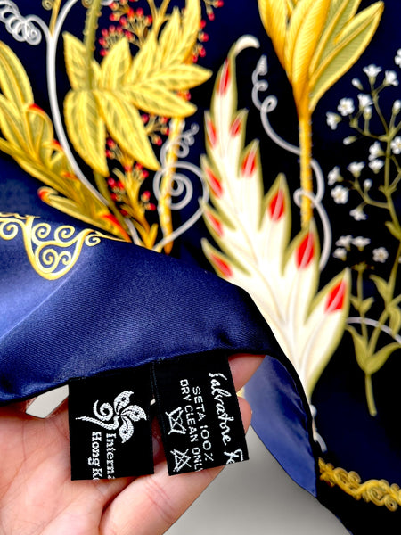 Ferragamo 1997 Hong Kong Limited Edition silk scarf (vintage)