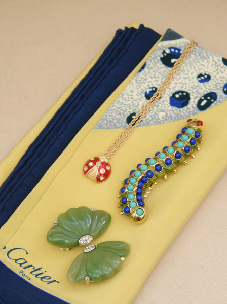 Chr Dior Red Ladybug Pendant Necklace (Vintage) | on slowness