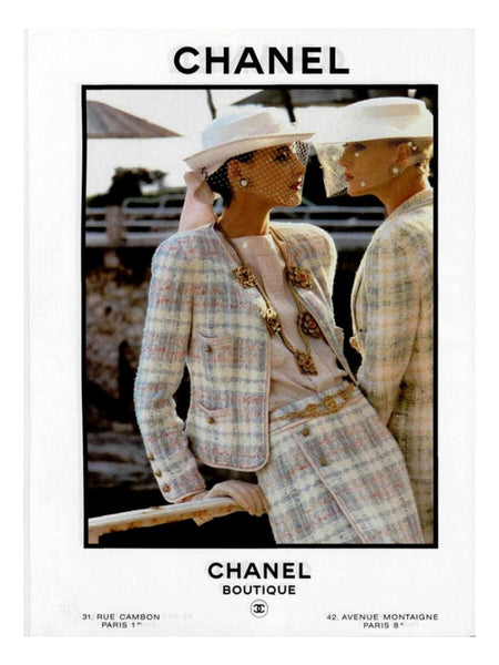 Chanel faux pearls round earrings (vintage)