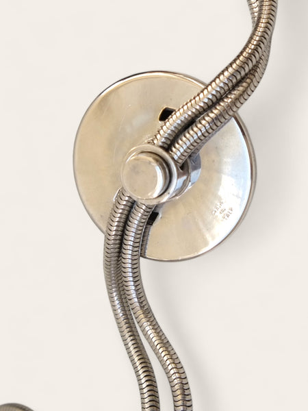 Celine silver sliding globe necklace (vintage)