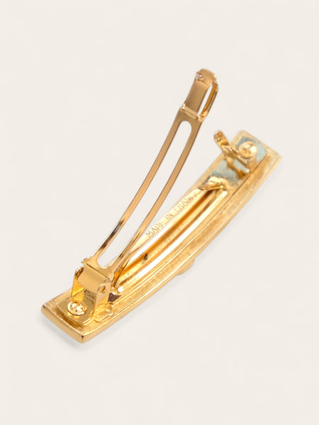 Chr Dior CD pattern hair clip (vintage)