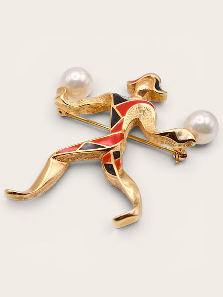 Chr Dior harlequin brooch (Vintage)