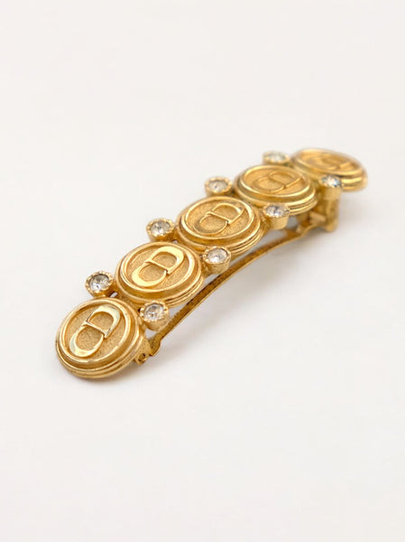 Chr Dior CD logo hair clip (vintage)