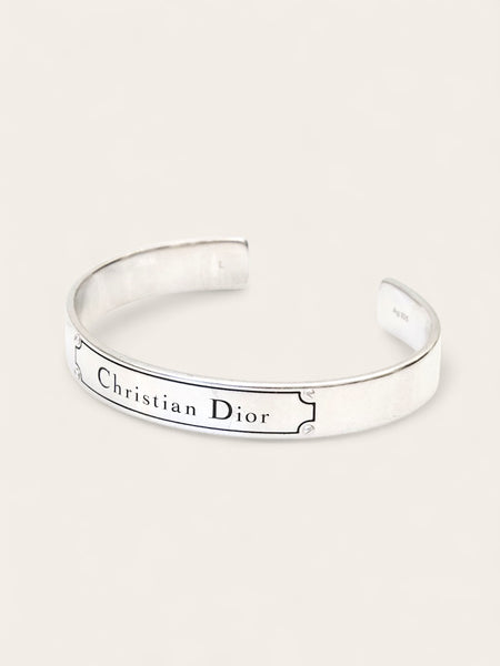 Dior 925 Silver Open Bangle