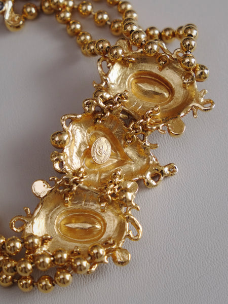 Christian Lacroix hearts choker necklace (Vintage)