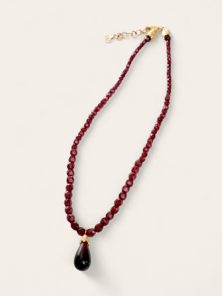 Dior by John Galliano red crystals necklace (Vintage)