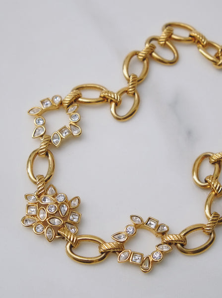 YSL crystals necklace (vintage)
