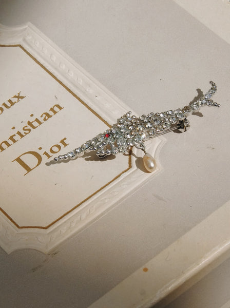 Christian Dior 1961 swordfish brooch (vintage)