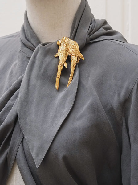 Grosse Loving Birds Massive Brooch (Vintage)