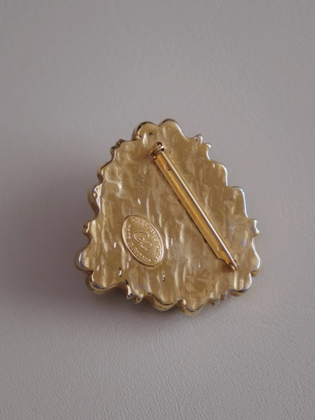 Christian Lacroix Brooch Golden Heart (Vintage)