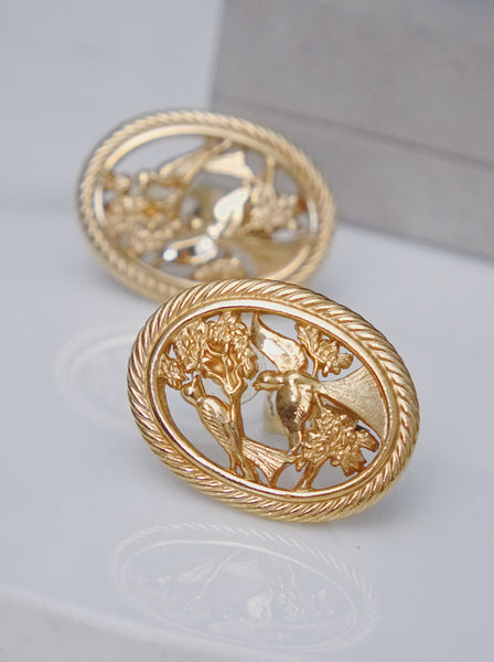 Chr Dior birds on the branch earrings & brooch (Vintage)