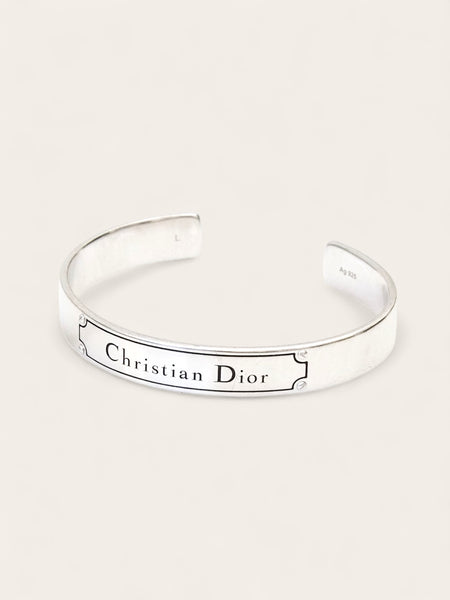Dior 925 Silver Open Bangle