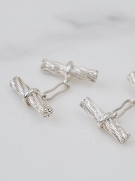 Hermes 925 Silver Cufflinks (Vintage)