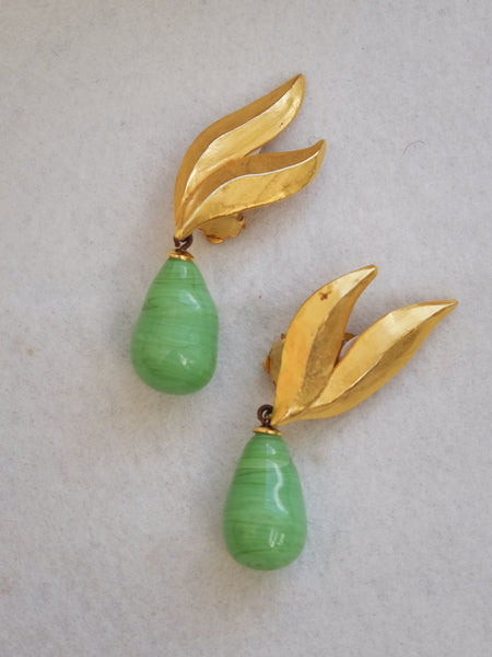 Hervè Van Der Straeten Earrings and Brooch Set (Vintage)