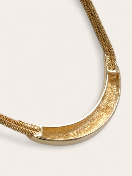 Chr Dior creamy enamel Choker Necklace (Vintage)