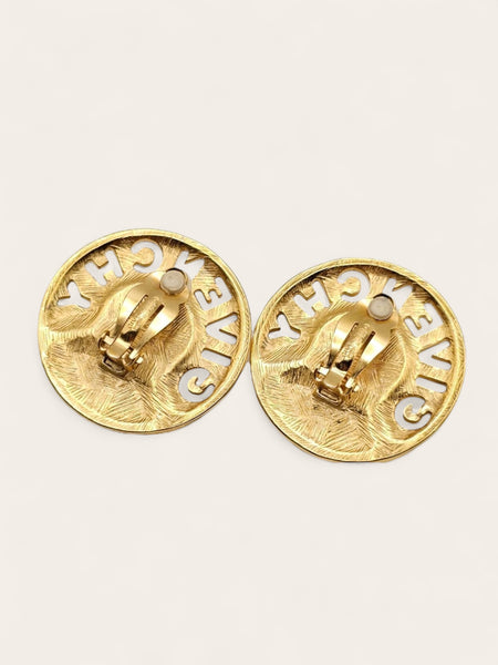 Givenchy pearls choker necklace and earrings set (vintage)