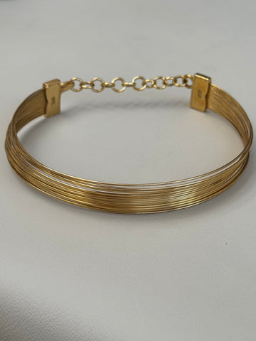 Christian Dior gold plated choker necklace (Vintage)