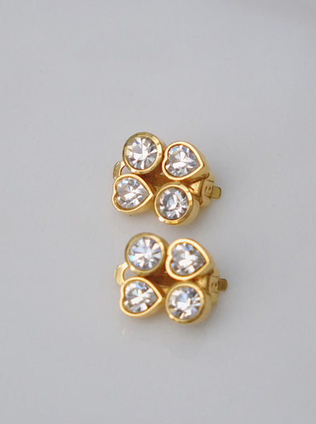 YSL clusters of crystals earrings (vintage)