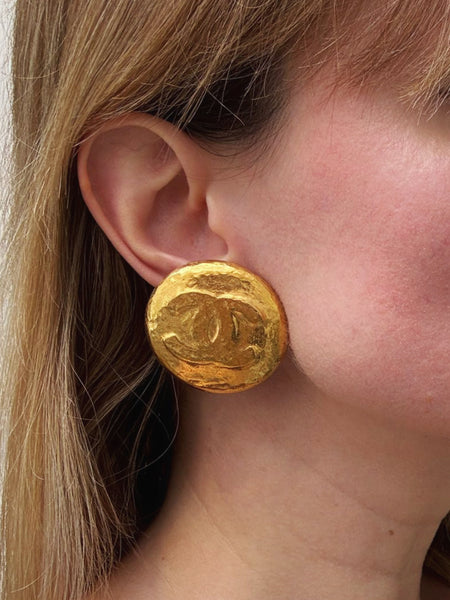 CHANEL Medallion Earrings, 1993