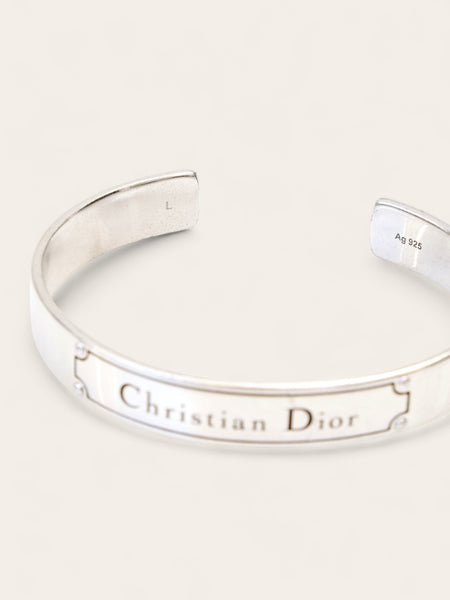 Dior 925 Silver Open Bangle