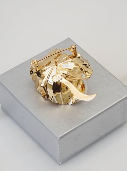 Chr Dior rose flower brooch (Vintage)
