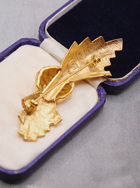 Givenchy golden bonbon brooch (Vintage)