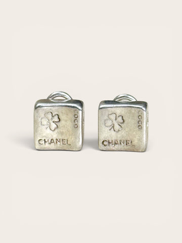 Chanel Silver Earrings