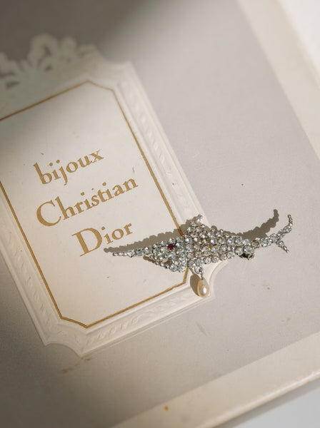Christian Dior 1961 swordfish brooch (vintage)