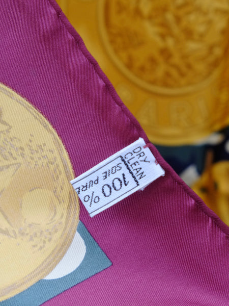 Celine Paris night silk scarf (vintage)