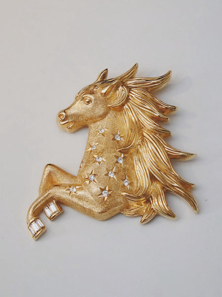 Chr Dior pegasus brooch (vintage)