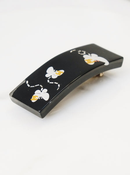 Chanel acrylic butterfly Motif hairclip (vintage)