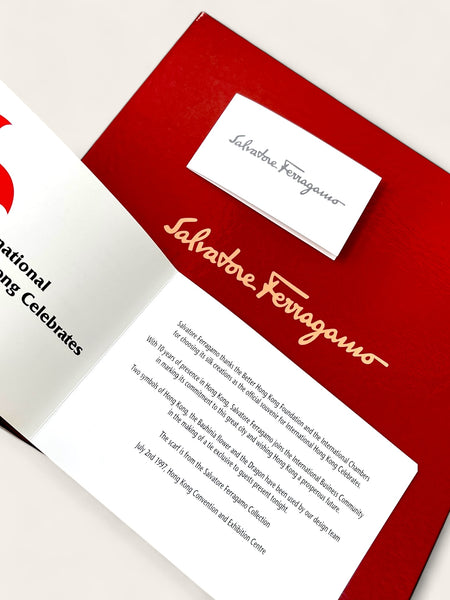 Ferragamo 1997 Hong Kong Limited Edition silk scarf (vintage)