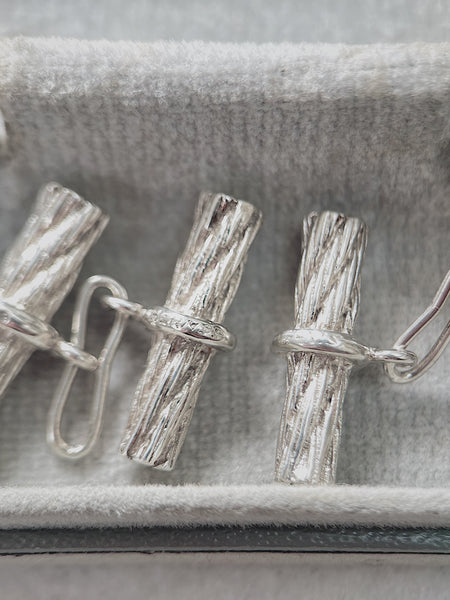 Hermes 925 Silver Cufflinks (Vintage)