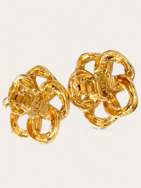 Chanel golden chain earrings (vintage)