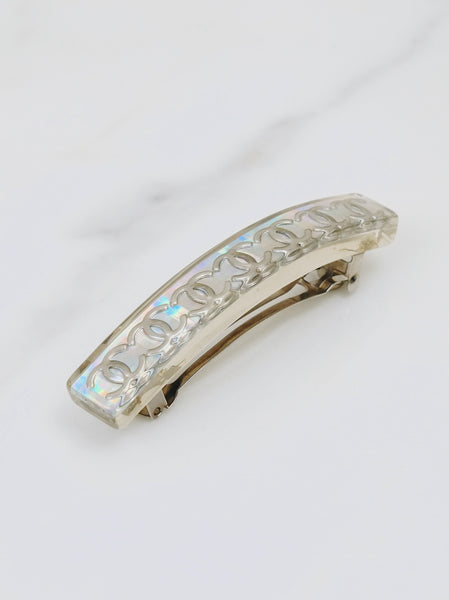 Chanel iridescent 97P hairclip (vintage)