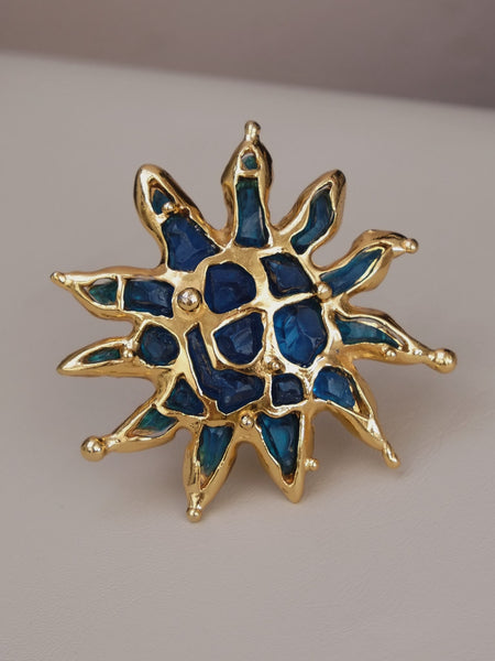 Christian Lacroix Sun Brooch  (Vintage)