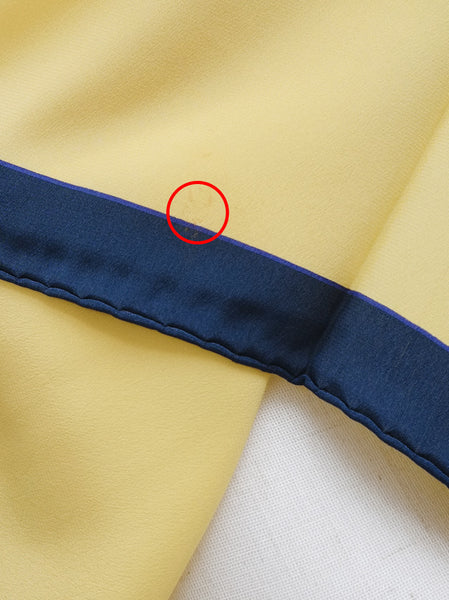 Cartier Daffodil Yellow silk scarf (vintage)