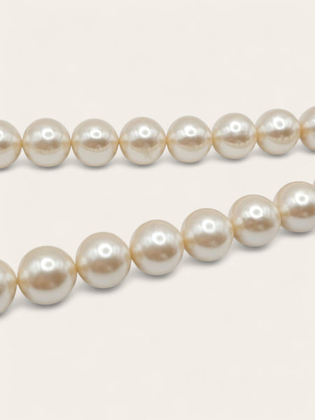 Givenchy pearls choker necklace and earrings set (vintage)